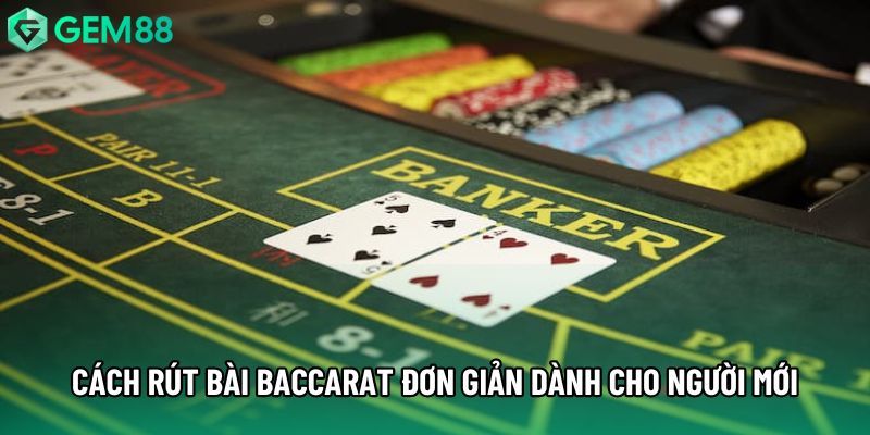 Cách rút bài baccarat đơn giản dành cho người mới bắt đầu tham gia
